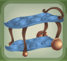Dragonfly Blue Tea Time Serving Cart.Png