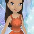 Tangerine Orange Ginkgo Leaf Top