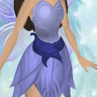 Blueberry Blue Wax Leaf Sash