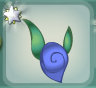 Bluebell Blue Rose Bud Anklet.Png
