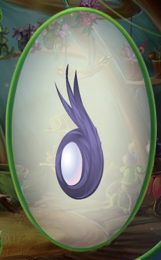 Amethyst Purple Dewdrop Mirror