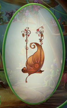 Foxtail Orange Twig Porch Swing