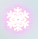 Red Glowing Snowflake