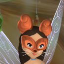 Tangerine Orange Mousey Mask