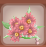 Daisy Pink Delicate Daisy Corsage with Ivory White Trim.png