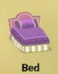 Toontown Furniture- Bed (Frilly Purple) (Cropped).JPG