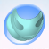 Draping Petal Sash Waterfall Blue.Png