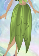 Long Grass Skirt Celery Green