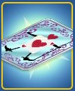 Hearts Playing Card Carpet