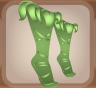 Tea Green Leaf Topper Boots.Png
