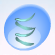 Grass Wrap Bracelet Waterfall Blue.Png