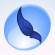 Ivy Leaf Anklet Peacock Blue.Png