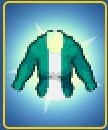 Jacket with T-Shirt (Cyan)
