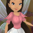 Daisy Pink Leafy Dahlia Top