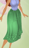 Draping Daffodil Skirt Clover Green