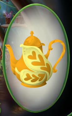 Marigold Yellow Butterfly Teapot