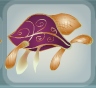 Pomegranate Purple Fluffy Fish Pillow.Png