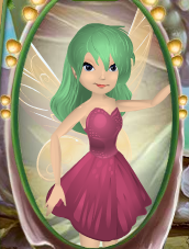 Sea Green Wing-Swept Bangs