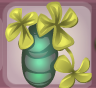Bumble Bee Yellow Lucky Fortune Flower.Png