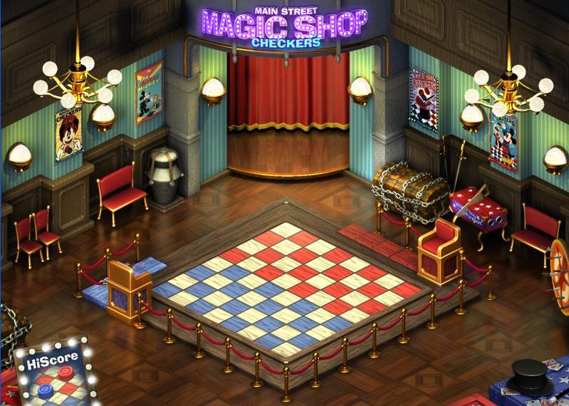 Magic Shop Checkers Room