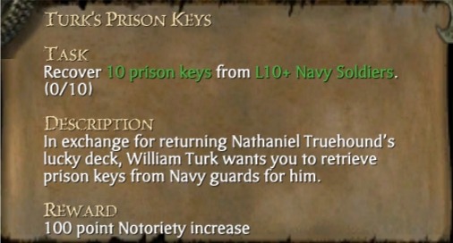 TURK'S PRISON KEYS