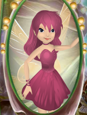 Watermelon Pink Wing-Swept Bangs