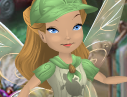 Cinammon Brown Camp Pixie Dust Kerchief with Mint Green Trim (Fairy)