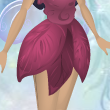 Raspberry Pink Sweetgum Leaf Skirt