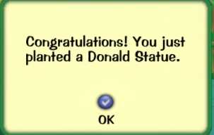 Planting the Donald Statue