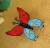 Butterfly Painter Butterfly Pattern Red And Blue Colored.png