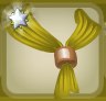 Copper Brown Camp Pixie Dust Kerchief with Iridessa Yellow Trim (Sparrow Man).png