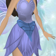 Cornflower Blue Single Leaf Sash