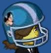 Football Helmet Teal