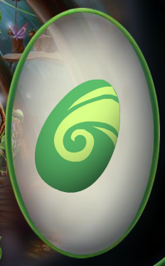 Grassblade Green Swirled Egg