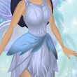 Oak Leaf Sash Tundra Blue