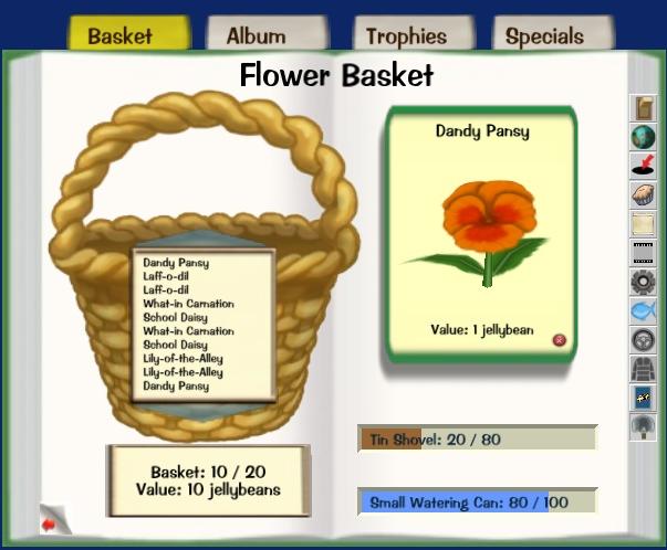Sticker Book Gardening Page