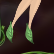 Sprout Green Pea Pod Slippers