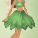 Sprout Green Daisy Pettiskirt