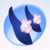 Flower Slippers Peacock Blue.Png