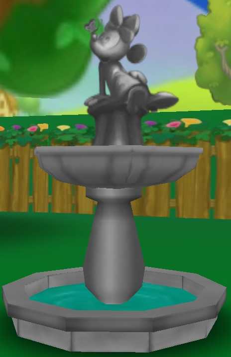 View of Minnie Statue