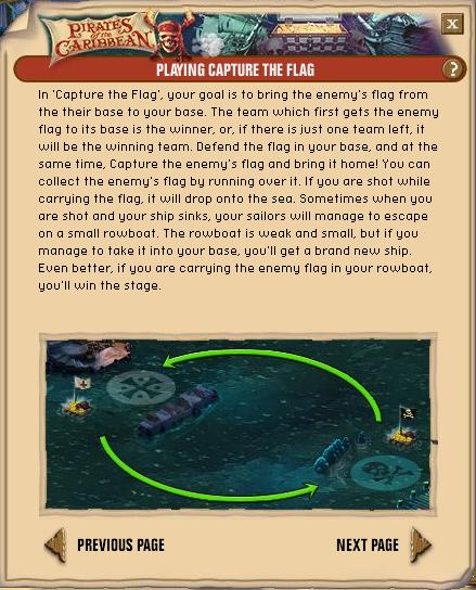 In-Game Pirates of the Caribbean Instructions