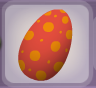 Sunset Orange Spotted Egg.Png