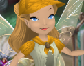 Coconut Brown Camp Pixie Dust Kerchief with Marigold Yellow Trim (Fairy)