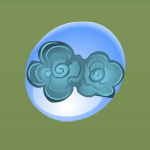 Bubble Blue Camillia Pillows