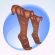 Leaf Topper Boots Peachy Orange.Png
