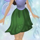 Zucchini Green Sparkle Poppy Skirt