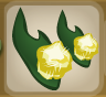 Zucchini Green Firefly Glow Toes Slippers.Png