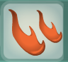Pumpkin Orange Bubble Slippers.Png
