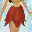 Raspberry Red Tulip Skirt