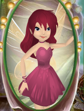 Crimson Red Wing-Swept Bangs